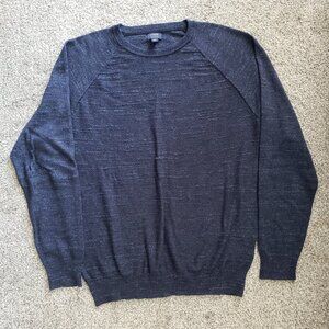 J.Crew Re-imagined Blue Variegated Sweater size Medium